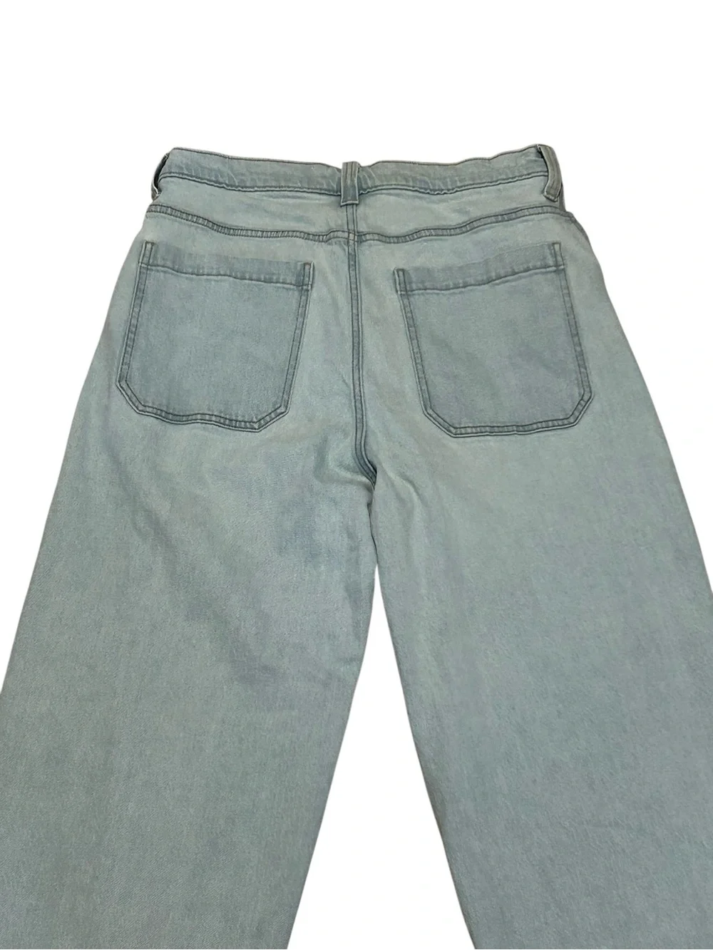 Hollister Baggy Skater Jeans Y2K W 32 L 32 Denim Mens Light Denim Wide Leg